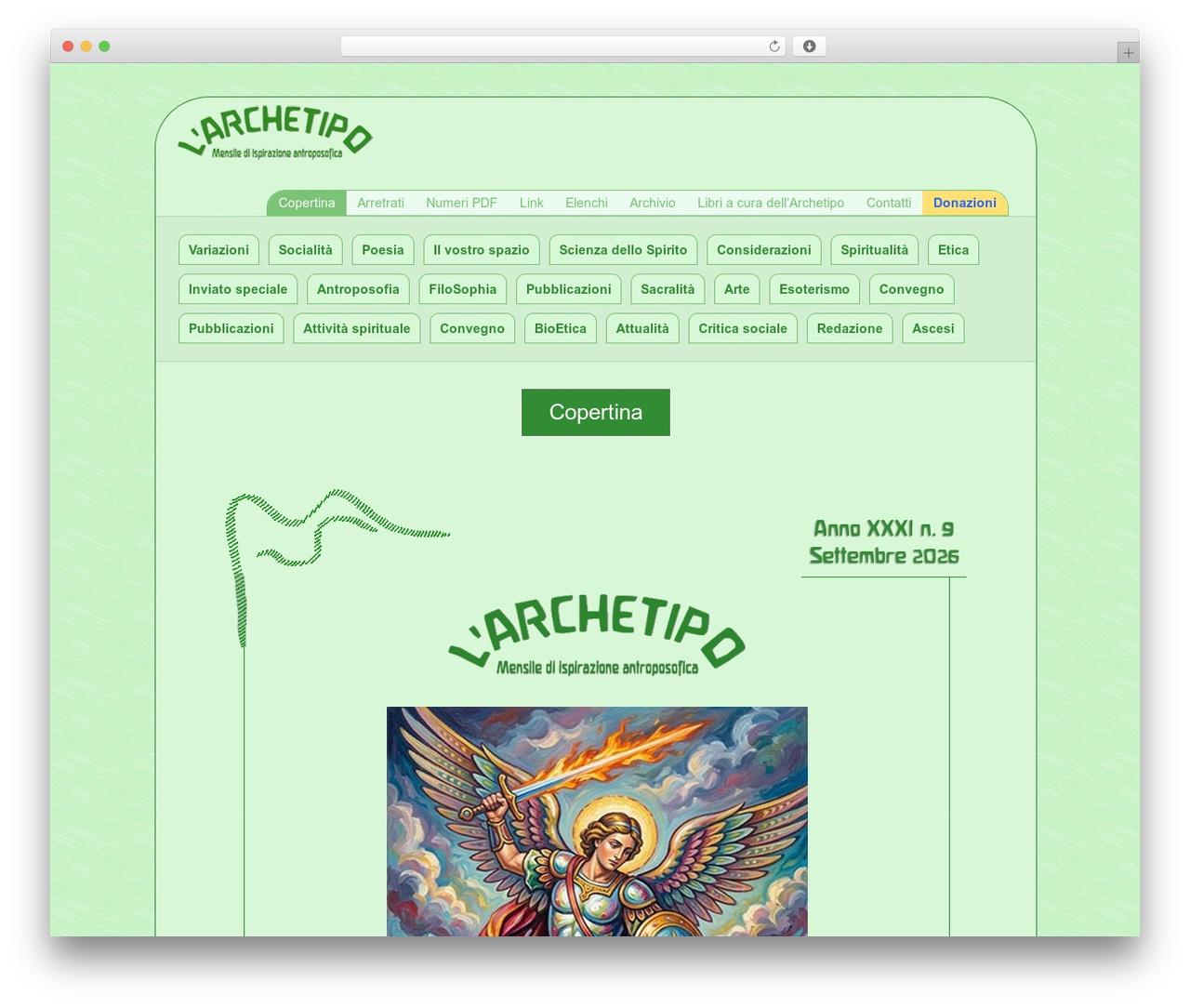 Archetipo WordPress theme - larchetipo.com