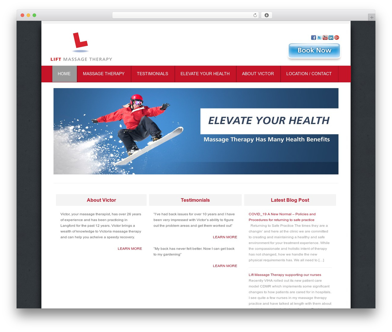 Brain WP WordPress website theme - liftmassagetherapy.ca
