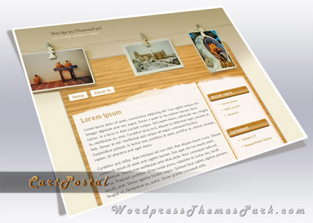 cart postal theme WordPress by Wordpress Themes Park