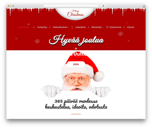 Christmas WordPress template free by Tempathemes