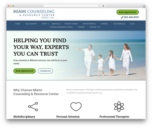 Divi testimonial slider WordPress plugin - miamicounseling.com
