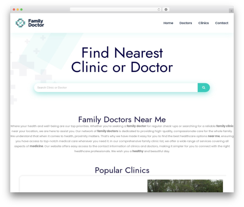 Docpro theme WordPress - familydoctorr.com