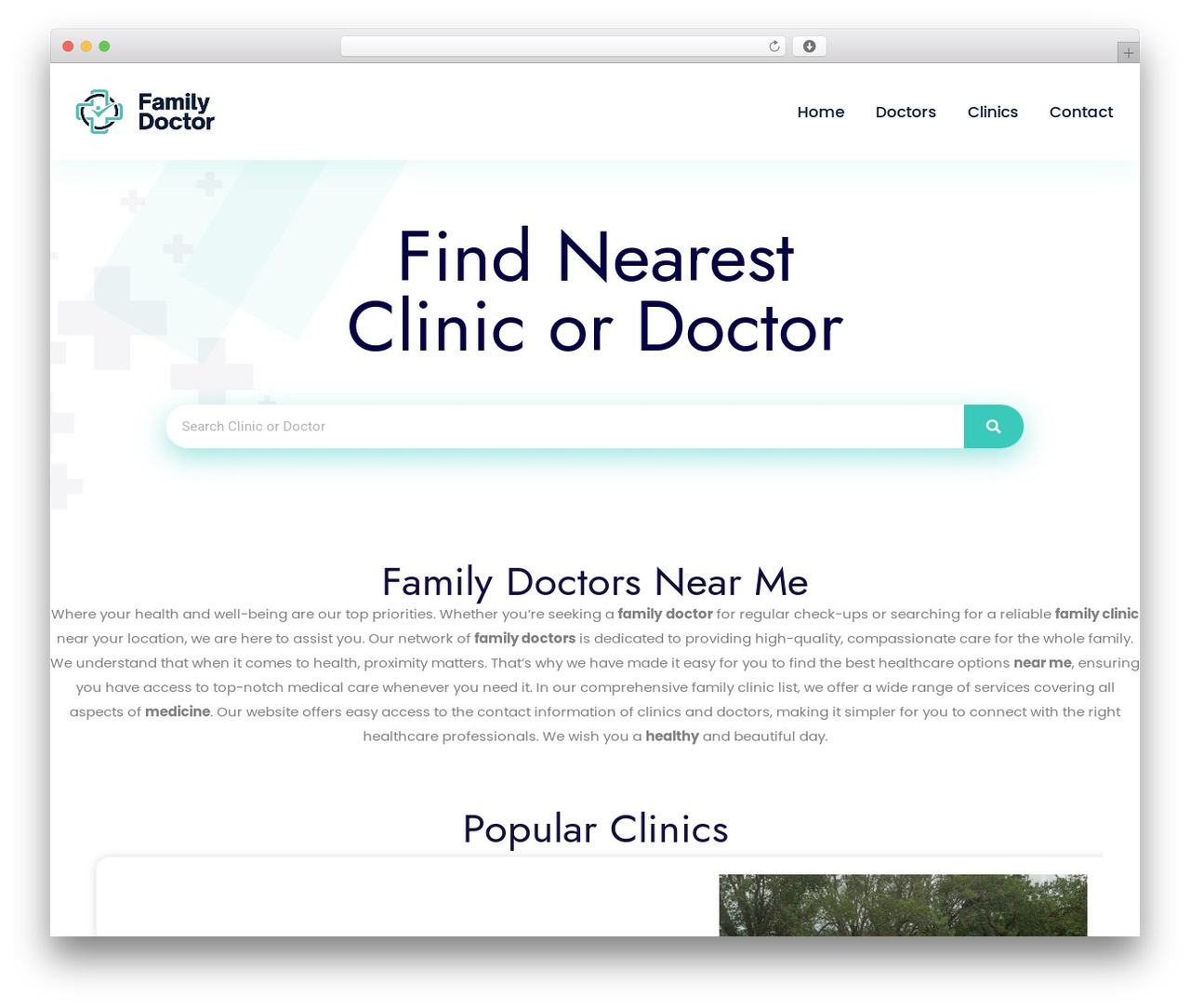 Docpro theme WordPress - familydoctorr.com