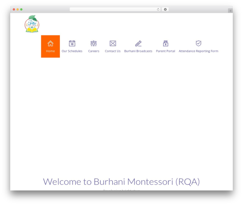 Page builder WordPress plugin - burhanimontessori.com