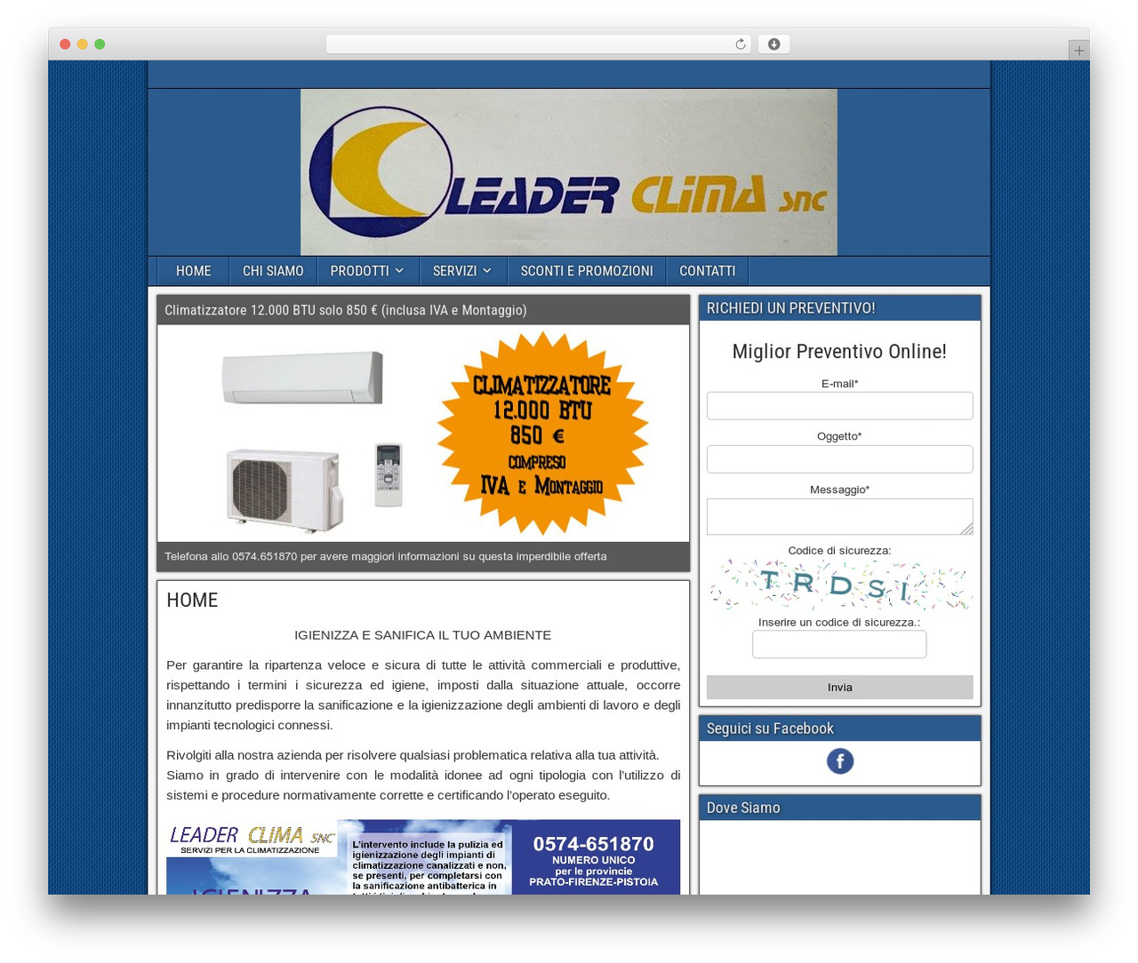 Frontier premium WordPress theme - leaderclima.com