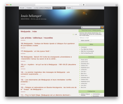 Wp fancyzoom WordPress plugin - louisbelanger.com