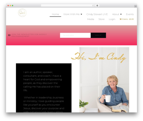 Ignites WordPress theme - cindy-stewart.com