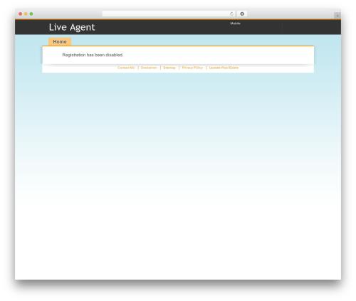 liveagent WordPress theme - liveagent.com.au/wp-signup.php?new=liveagent.com.au