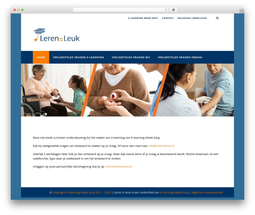Mediso WordPress theme - lerenisleuk.nl