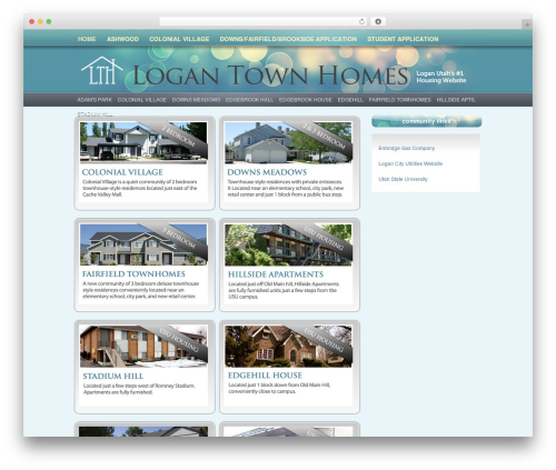 Melitus WordPress theme - logantownhomes.com
