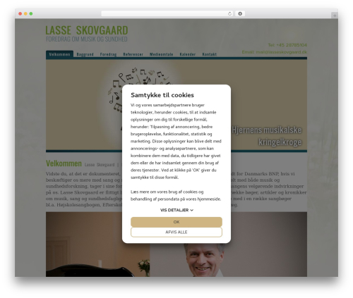 Number One WordPress theme - lasseskovgaard.dk
