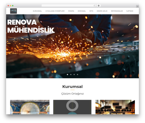 OnePro WordPress theme - renovamuhendislik.com