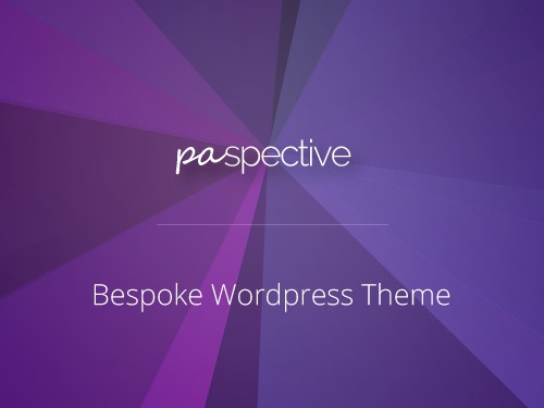 Paspective Bespoke Theme WordPress theme