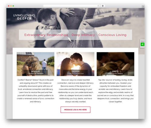 Simple scroll top wp WordPress plugin - livinglovingdeeper.com