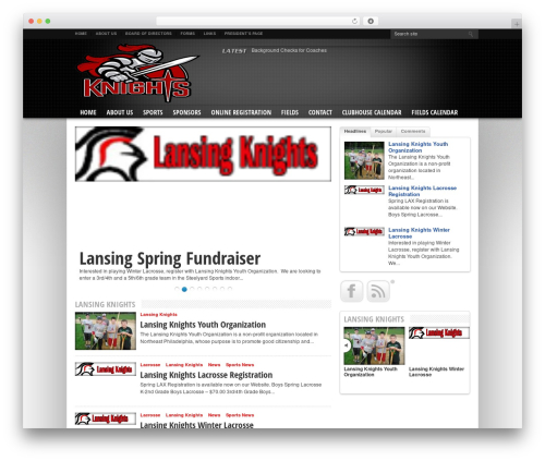 Email newsletter WordPress plugin - lansingknights.com