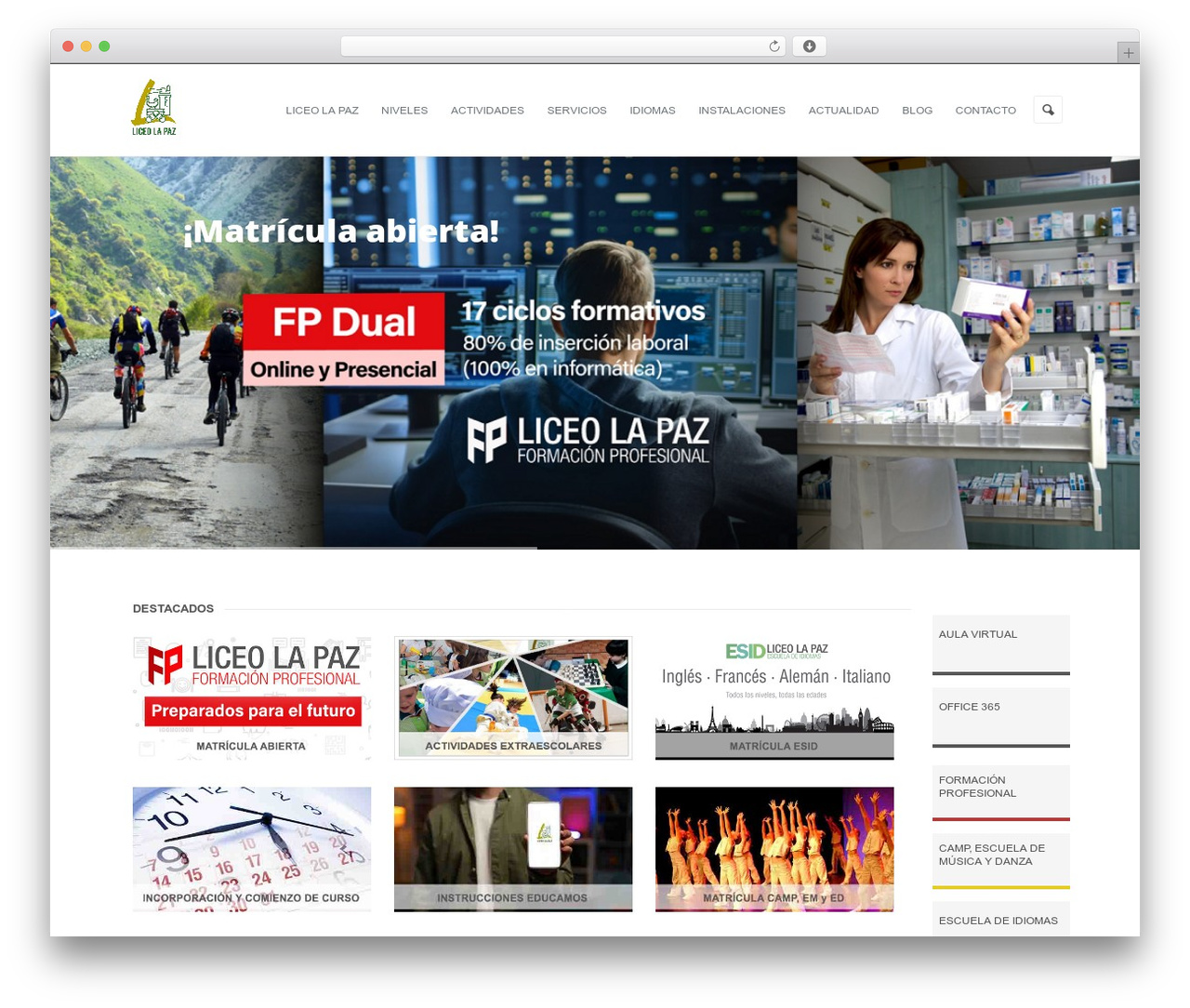 Smartbox WordPress website theme - liceolapaz.com Smartbox WordPress website theme - liceolapaz.com