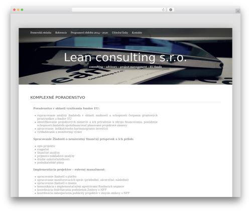 Theme WordPress deLighted - leanconsulting.sk