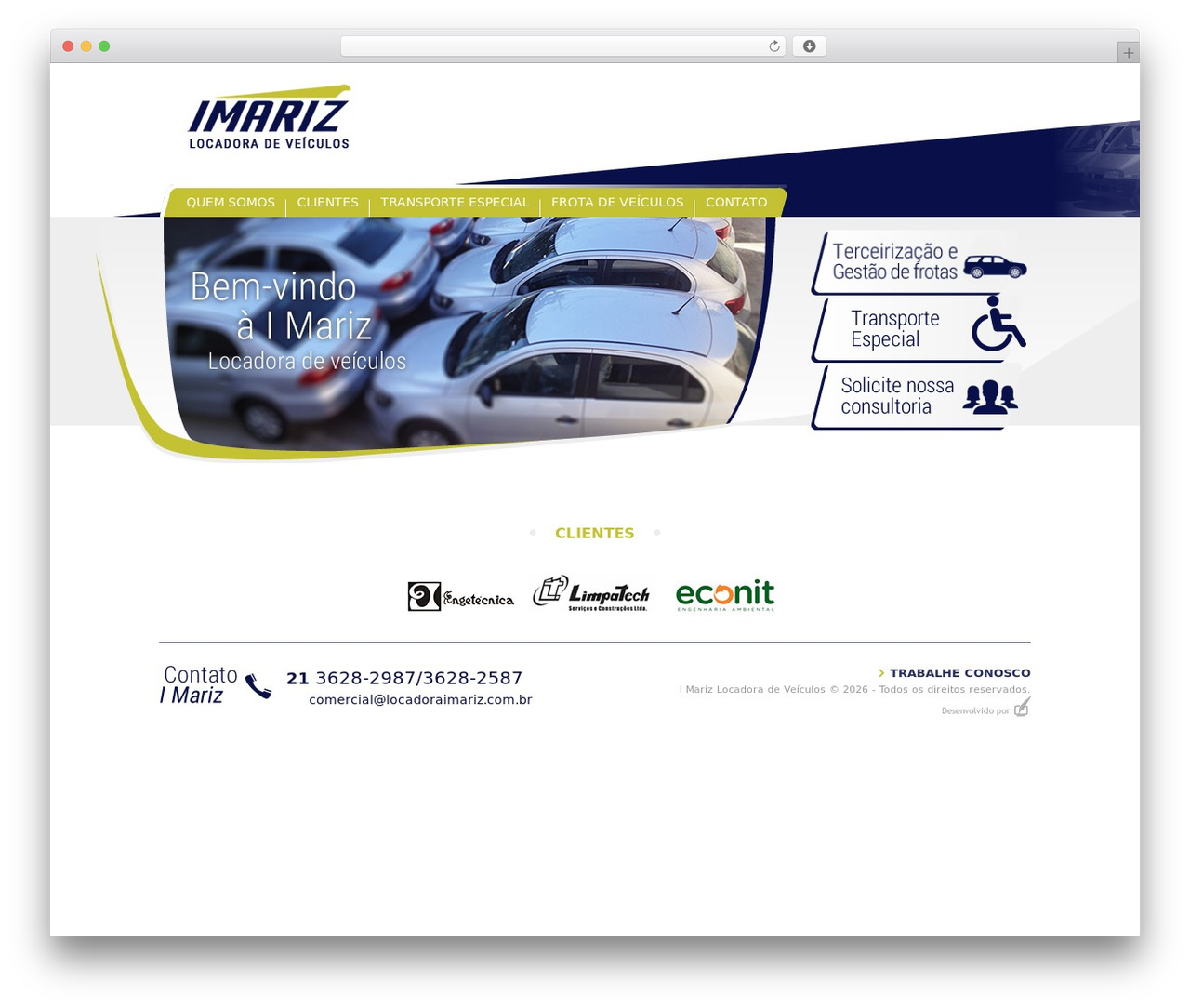 Theme WordPress Mode Base - locadoraimariz.com.br