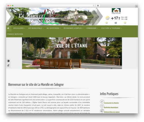 Theme WordPress Nirvana - lamarolleensologne.fr