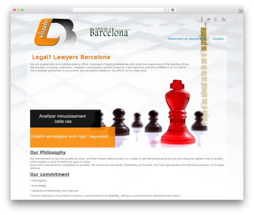 Theme WordPress Response Pro - legal1-abogadosbarcelona.com