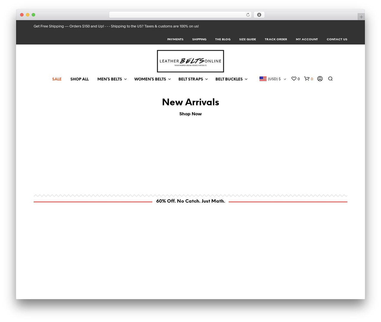 Theme WordPress Shopkeeper - leatherbeltsonline.com