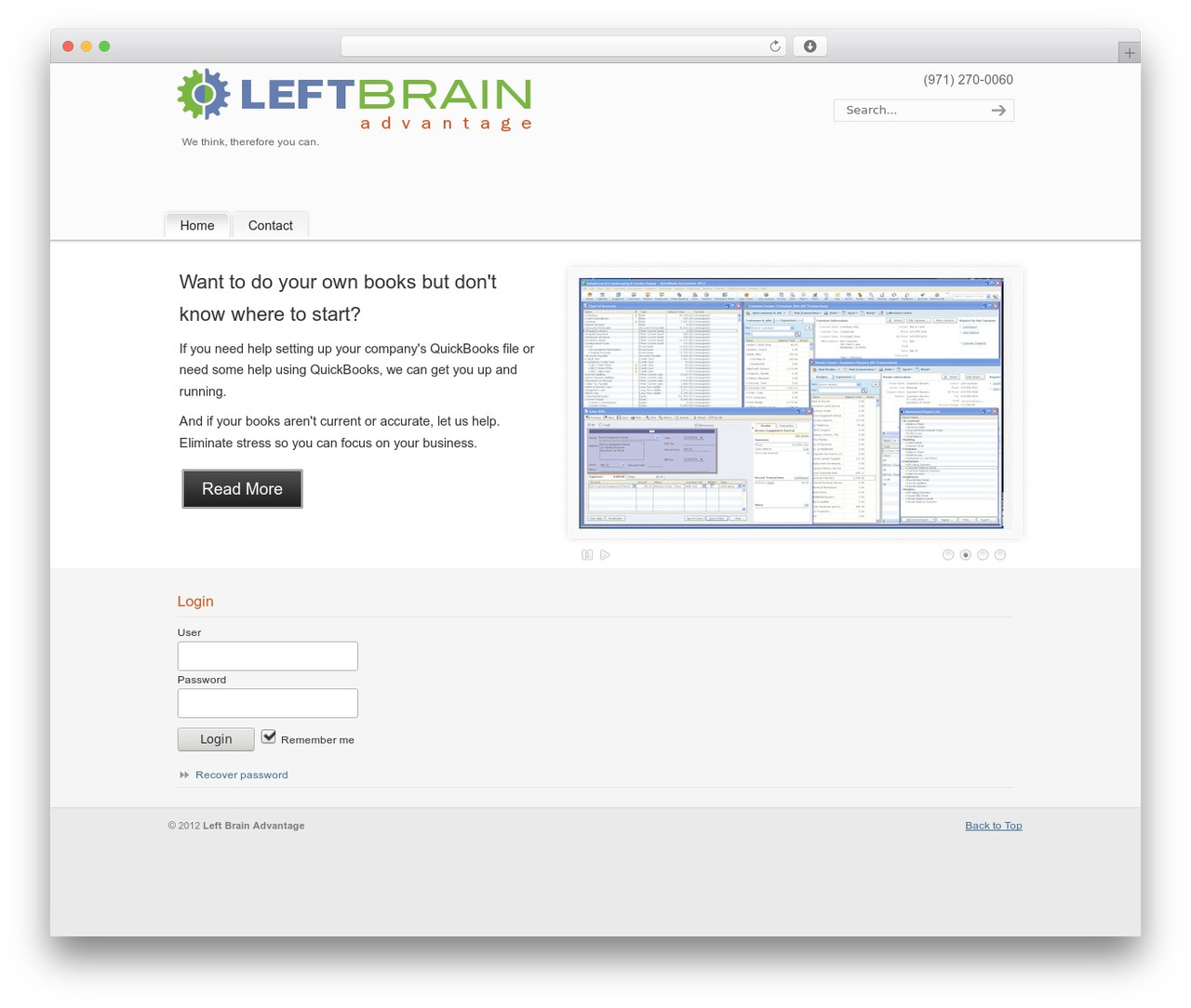U-Design WordPress theme - leftbrainadvantage.com