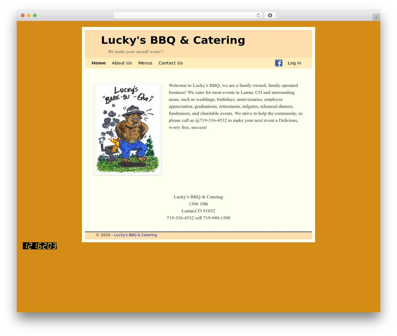 Weaver II Pro top WordPress theme - luckysbbqandcatering.com