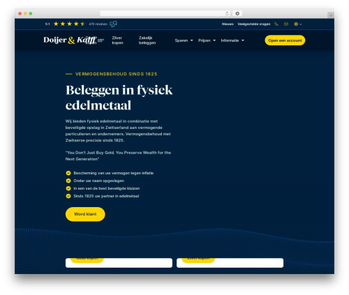 Wild Theme WordPress theme - doijerkalff.nl
