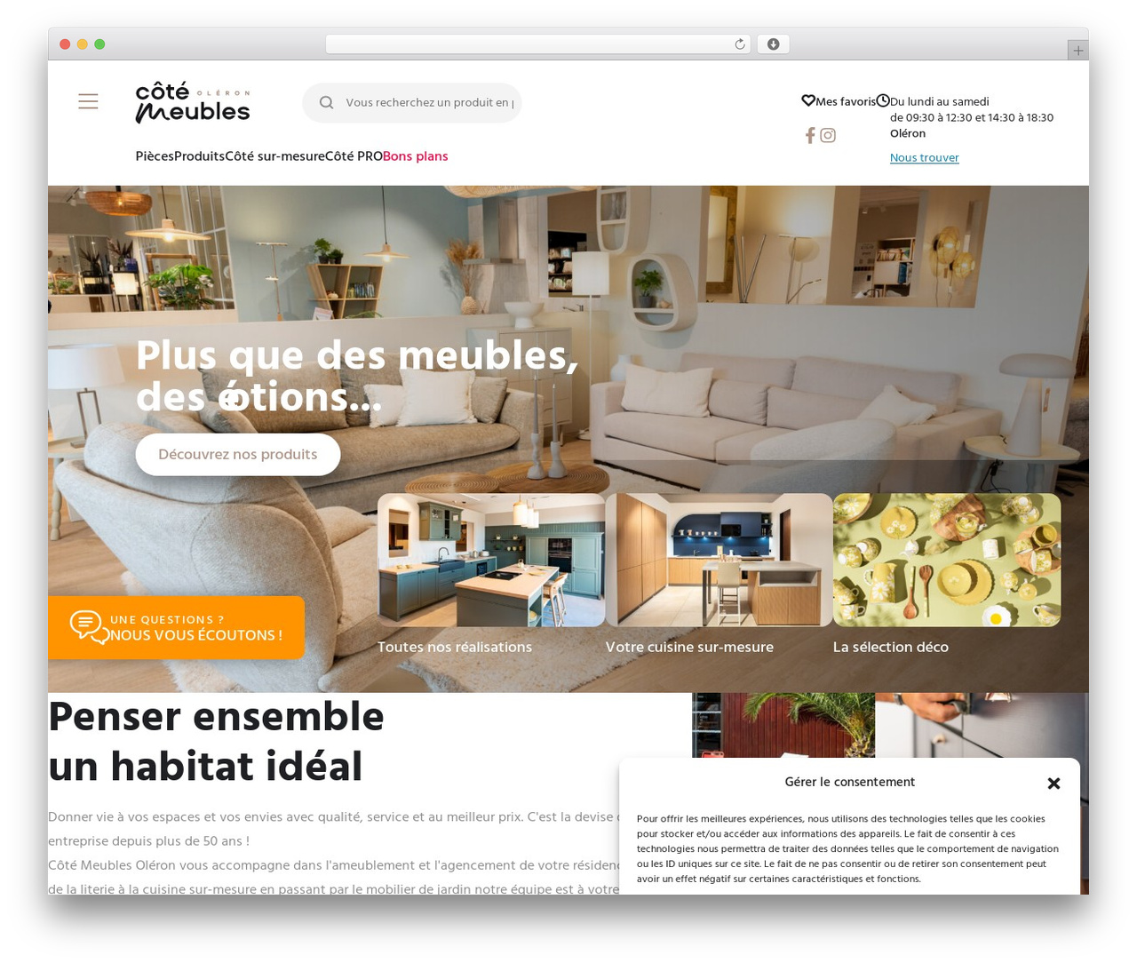 Wordpress Starter WordPress theme - cotemeublesoleron.fr