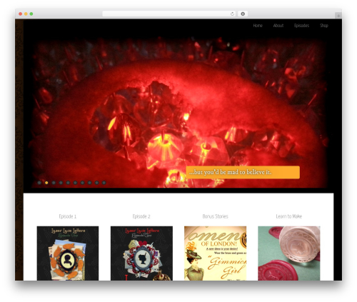 WordPress theme Asteria Lite - laserlaceletters.com
