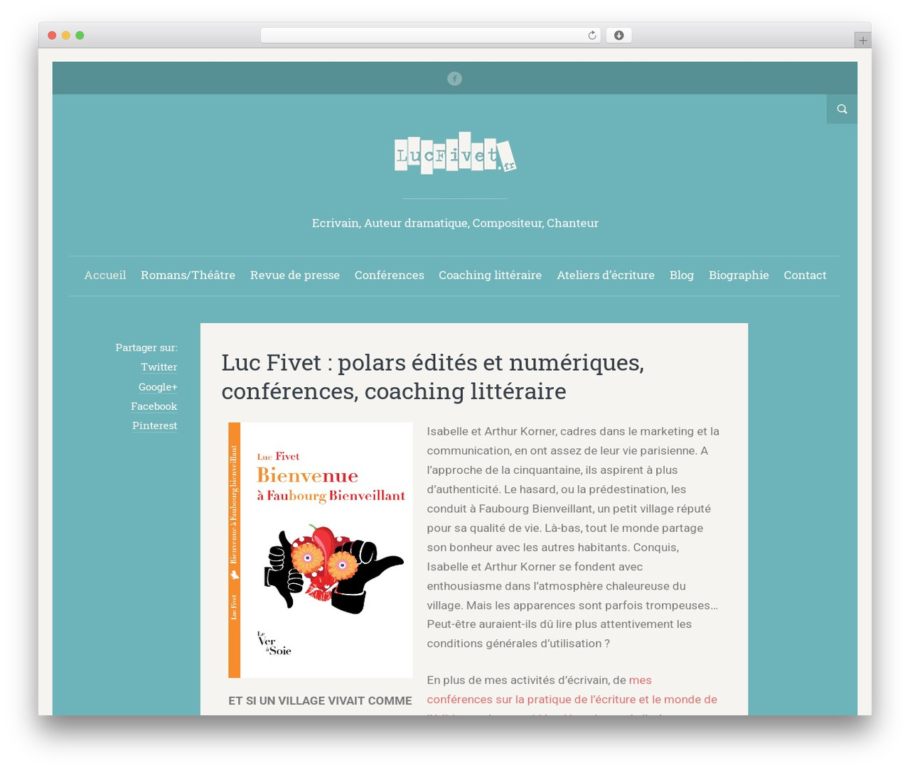 WordPress theme Literary - lucfivet.fr WordPress theme Literary - lucfivet.fr