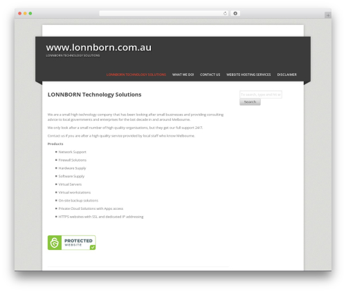 Corpo_toolkit WordPress plugin - lonnborn.com.au