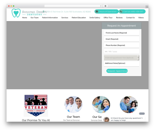 WordPress theme DoctorGenius Framework - sonorandesertdentistry.com