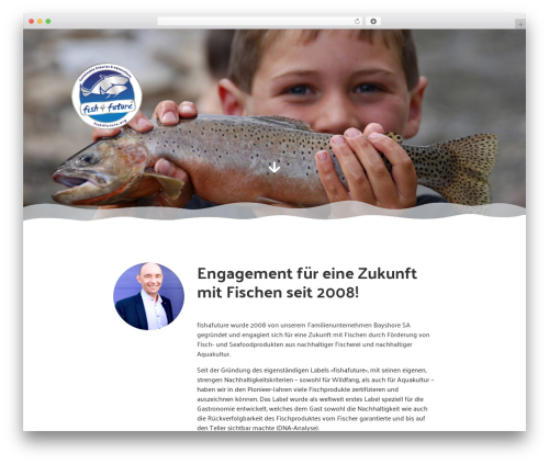 WordPress theme fish - fish4future.org