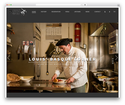 WordPress theme Rosa - louisbasquecorner.com