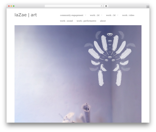 WordPress theme WPFolio Three - lazae.com