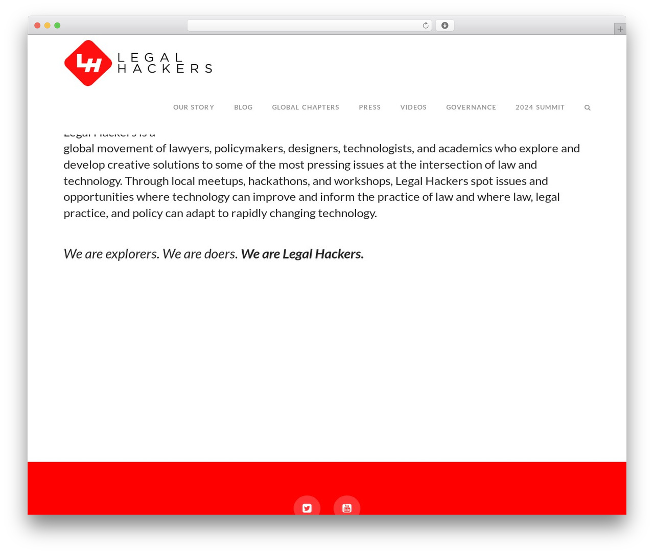 WordPress theme X - legalhackers.org