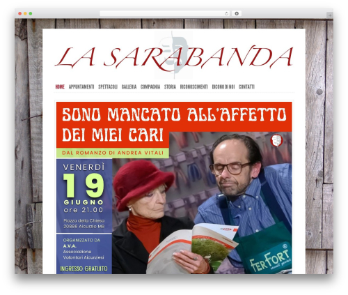 WordPress website theme Purity - lasarabanda.com