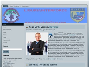 WordPress website theme tema1a by Luca