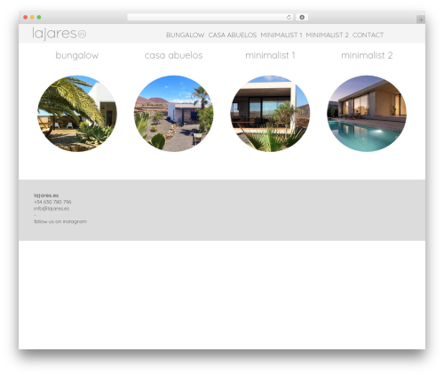 WP theme Shore - lajares.es
