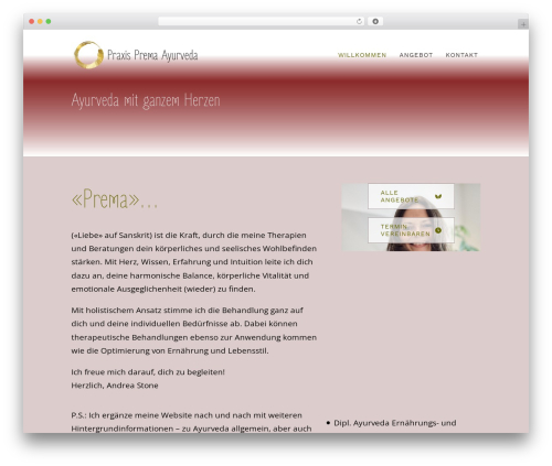 Avada WordPress theme - praxis-prema.ch