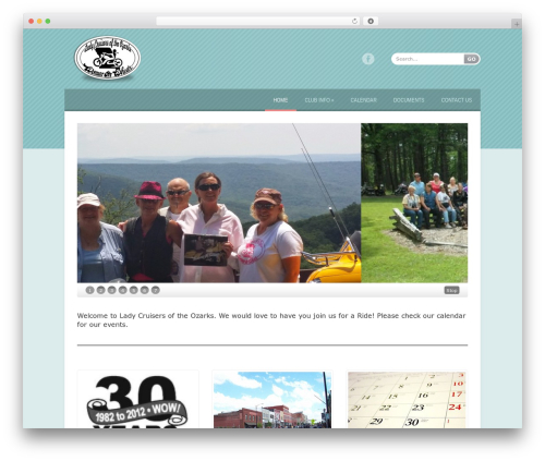Best WordPress theme Cold Theme - ladycruisersoftheozarks.com