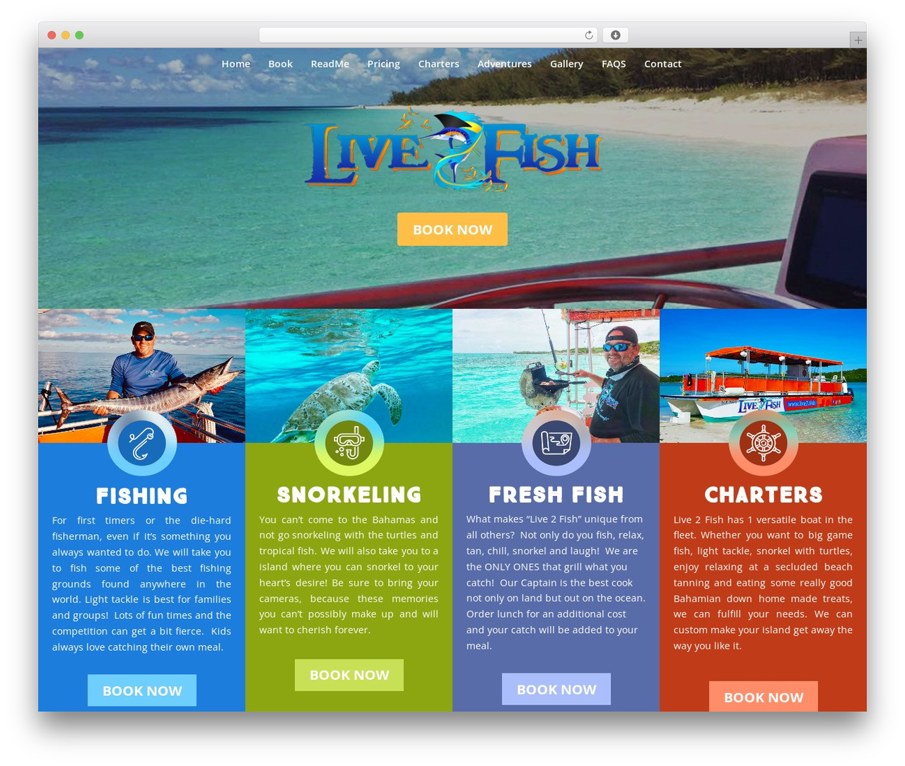 Live2Fish by Splash Factory WordPress theme - live2.fish Live2Fish by Splash Factory WordPress theme - live2.fish