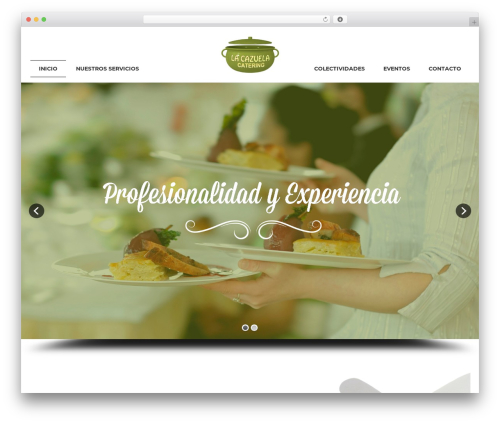 Downtown WordPress theme design - lacazuelacatering.com