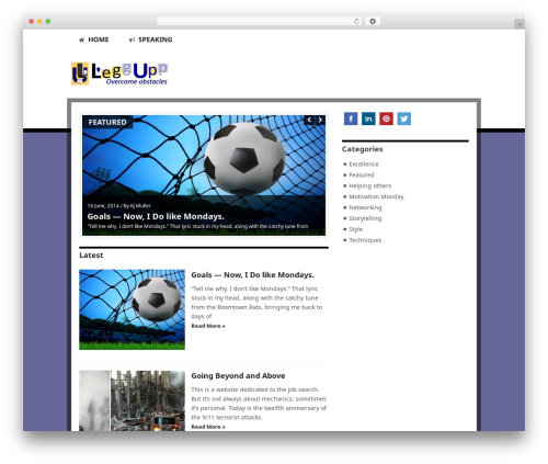 HotNews WP theme - leggupp.net