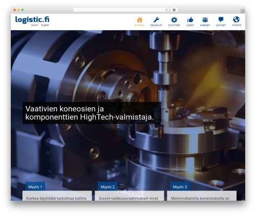 InstantWP WordPress theme - logistic.fi