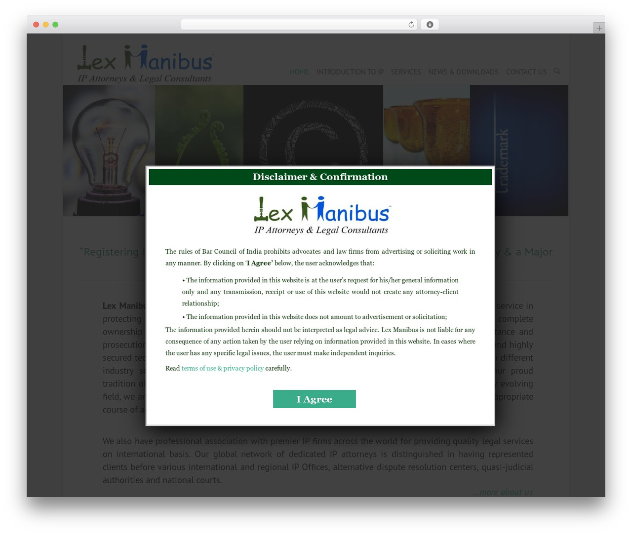 Interface free website theme - lexmanibus.com/home