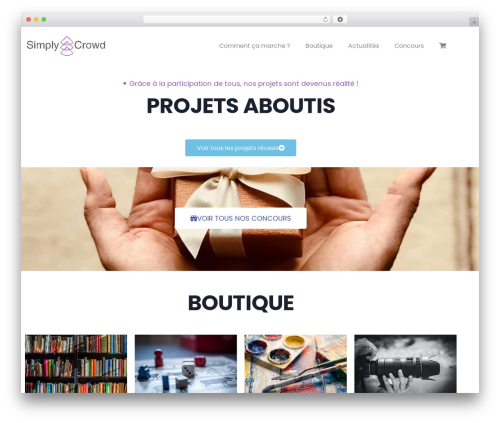 Krowd WordPress theme - simply-crowd.com