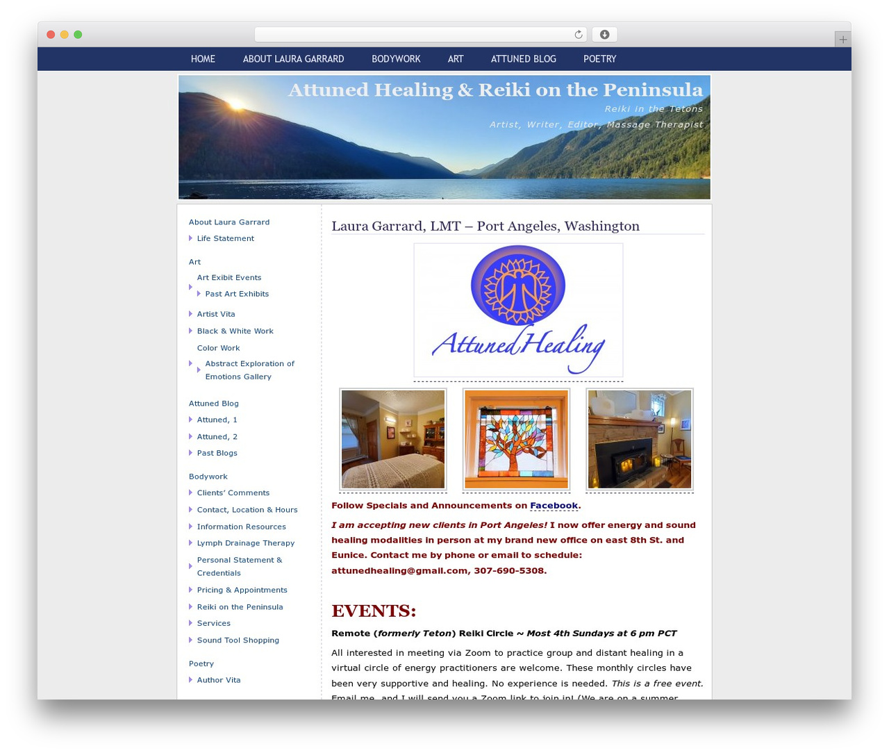 Mountain theme WordPress - lauragarrard.com