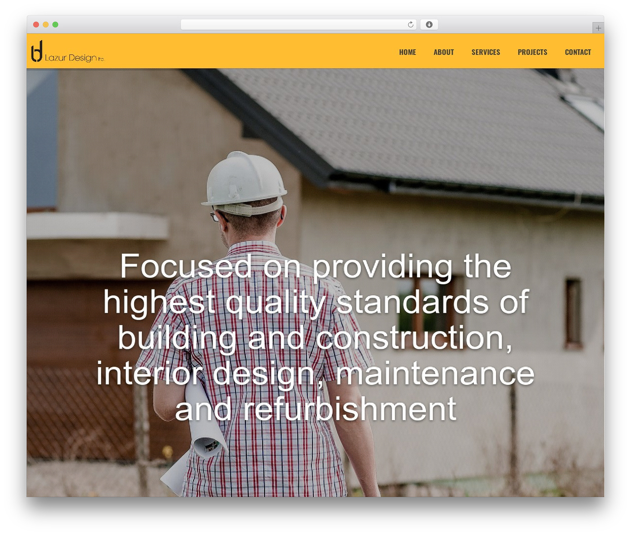 North top WordPress theme - lazur-design.com